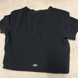 Alo MICRO WAFFLE SIERRA SHORT SLEEVE TOP